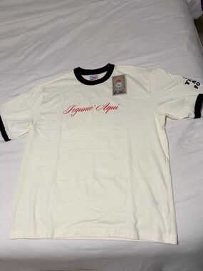 Bad Bunny “Seguimos Aqui” Cream Debi Tirar Mas Fotos Tee 2025 official merch NWT